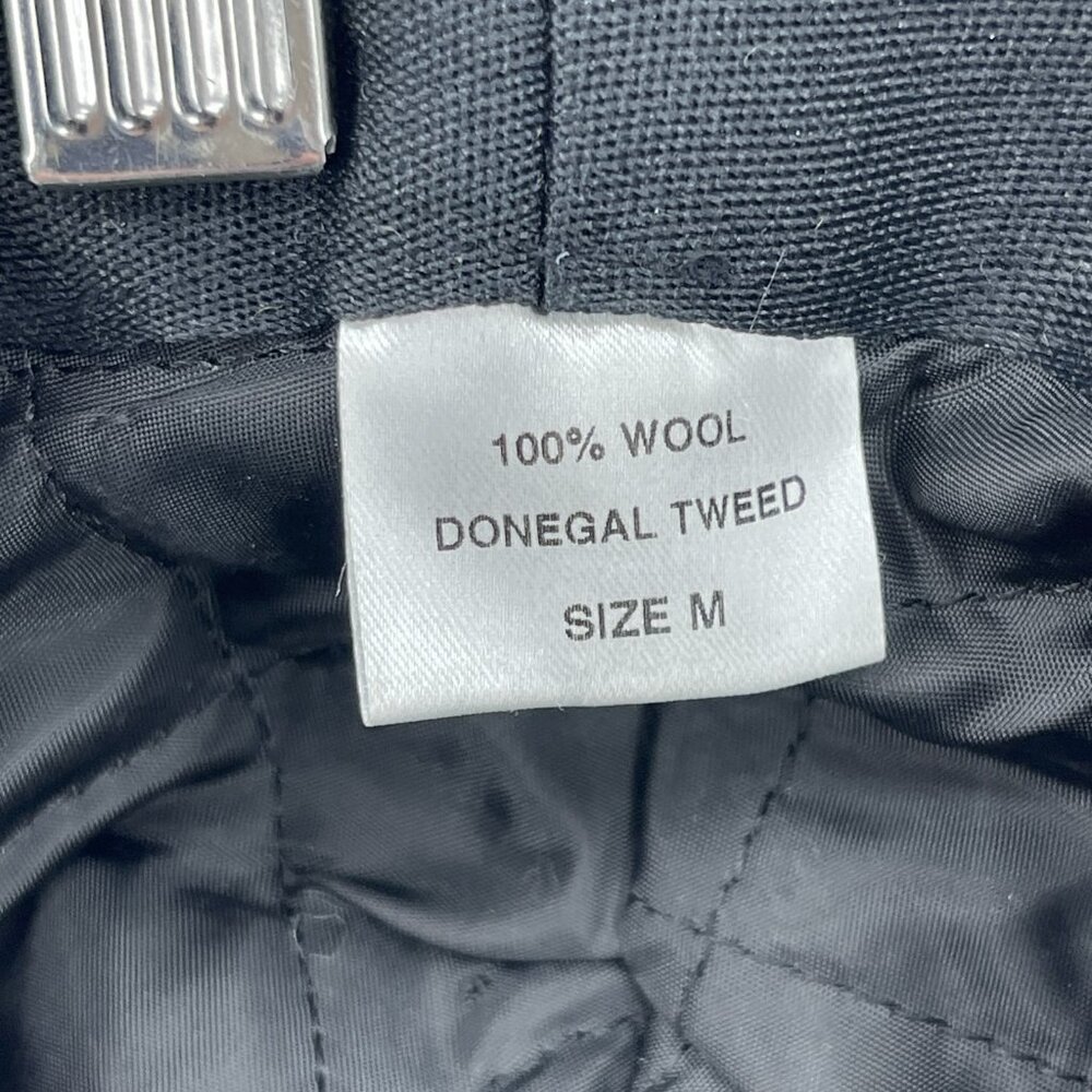 Doogan Donegal Tweed Size M Hat Peaky Cap Newsboy Hat Ireland 100% Wool Brown - Picture 11 of 12